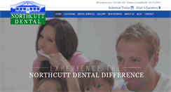 Desktop Screenshot of northcuttdental.com